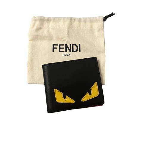 fendi monster eyes sneakers|fendi monster eyes bifold wallet.